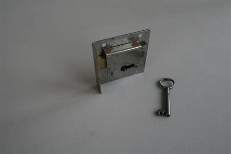 antique steel lock box|antique drawer locks and keys.